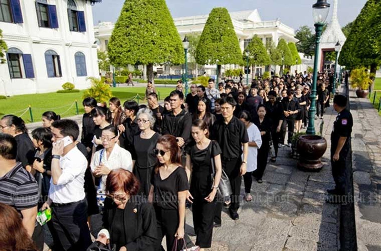 Thai Lan: Xep hang ca cay so don linh cuu Vua Bhumibol